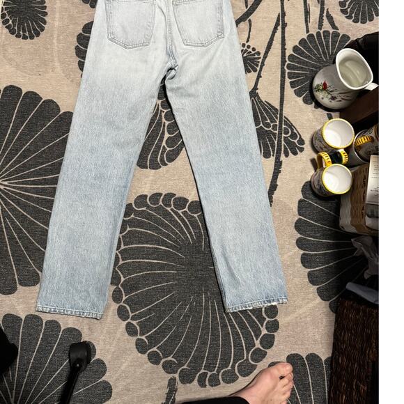 AGOLDE 90’s Jean Women’s Size 24 Light Wash High Rise Straight Leg Denim Jeans - Picture 2 of 7